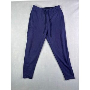 Eddie Bauer Mens Sleepwear Joggers Navy Blue Drawstring Lounge Pants Size M